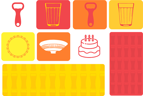 Key Visual Roteiro Amstel Niterói Design.